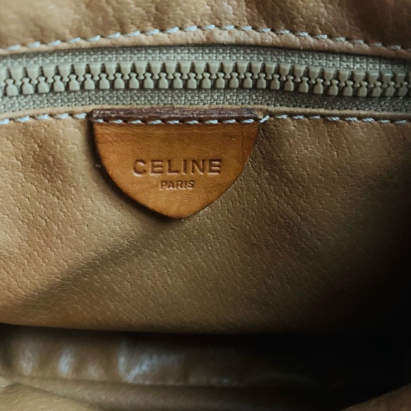 Vintage CELINE Triomphe Macadam Mini Shoulder Bag - Picture 12 of 14